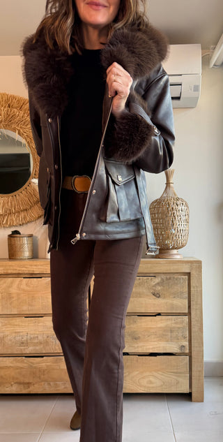 ✨ Chaqueta “Luxe Pelo Brown”