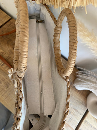 Bolso Boho Trenzado Conchas