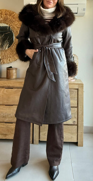 Trench Pelo Piel Vegana