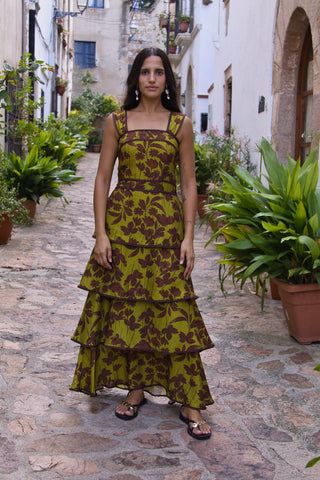 Vestido volantes Amalfi
