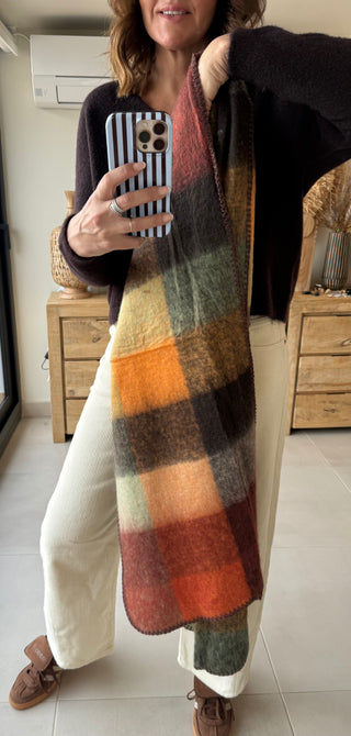 Bufanda Cuadros  Luxe