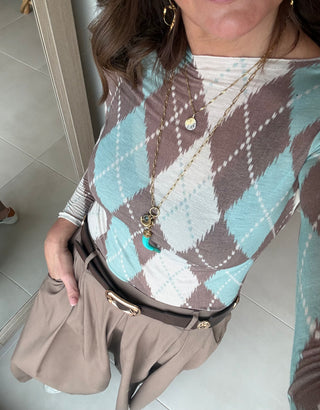 Collar Cuerno Azul