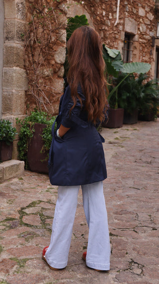 Gabardina Essence Azul