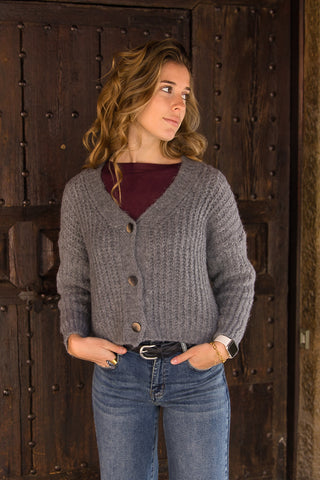 CARDIGAN GRIS