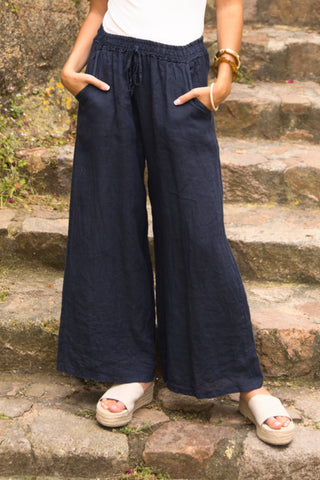 Pantalon Goma Lino