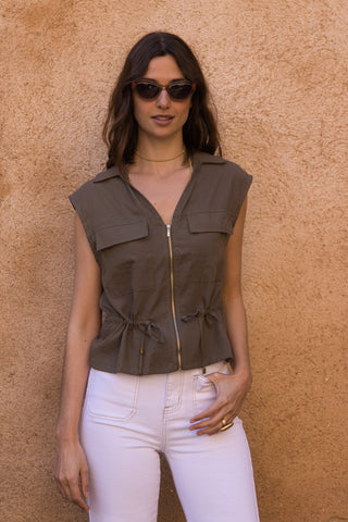 Chaleco Safari  Tencel