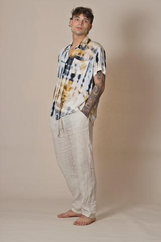 Camisa horizonte tie-Die