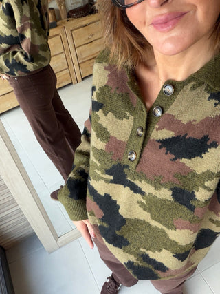 Jersey polo de camuflaje