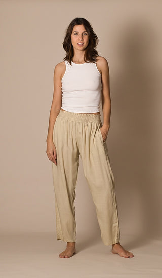 Pantalon baggy rayon