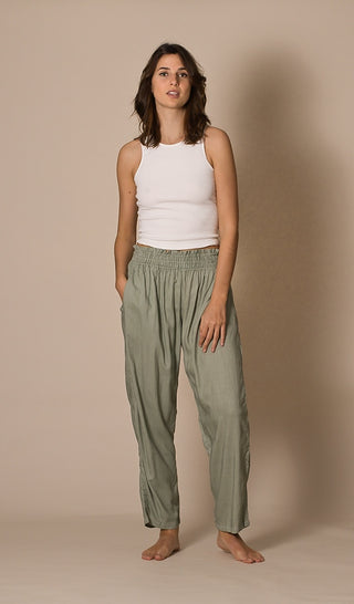 Pantalon baggy rayon