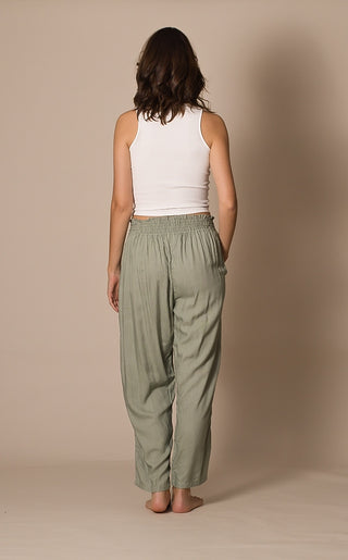 Pantalon baggy rayon