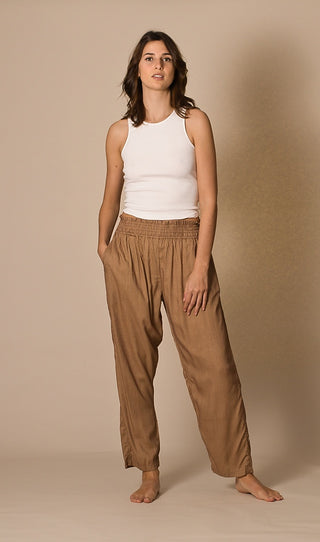 Pantalon baggy rayon