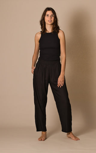 Pantalon baggy rayon