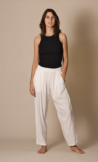 Pantalon baggy rayon