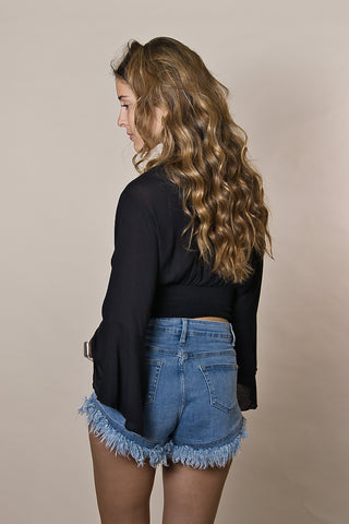 Top Santorini Negro