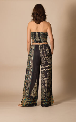 Pantalon Palazzo modal soft print