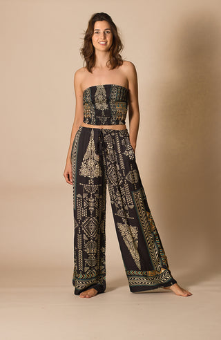 Pantalon Palazzo modal soft print