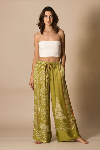 Pantalon Palazzo modal soft print