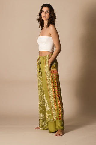 Pantalon Palazzo modal soft print