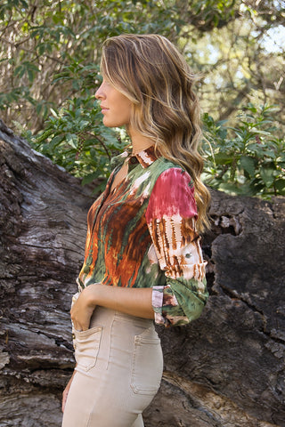 Blusa tie-dye