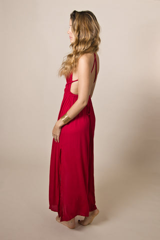 VestidoSantorini Cherry