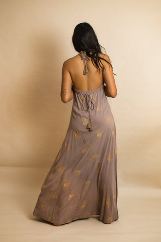 Vestido Bambula Gold Taupe