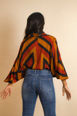 Blusa Rayon Geo