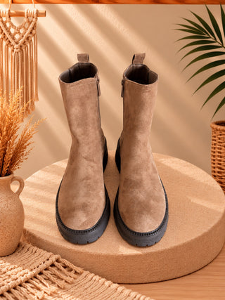Botines Chelsea con elástico leopardo, vista 3