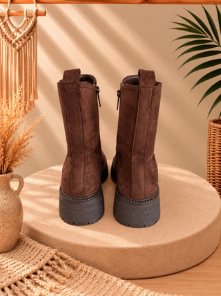 Botines Chelsea con elástico leopardo, vista 4