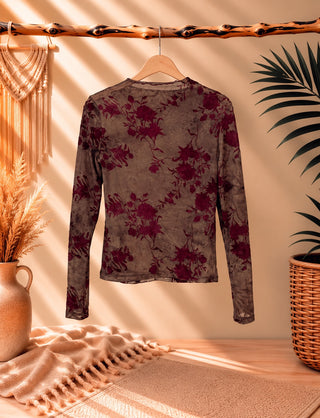 Camiseta Gasa Floral