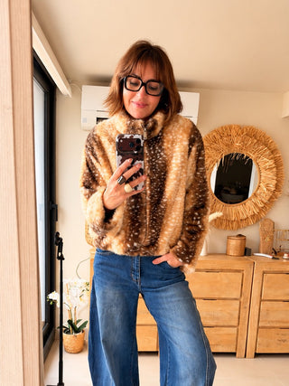 Chaqueta Bambi de pelo sintético, foto 3