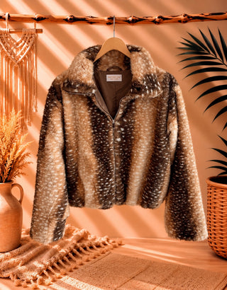 Chaqueta Bambi de pelo sintético, foto 4
