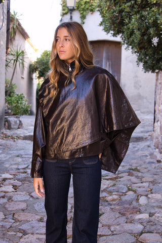 Chaqueta con capa desmontable - vista principal con capa